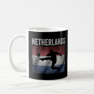 Netherlands Flag Soccer Holland Dutch Football Vin Coffee Mug