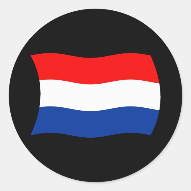 Netherlands Flag Sticker (Front)