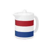 Netherlands Flag Teapot (Right)