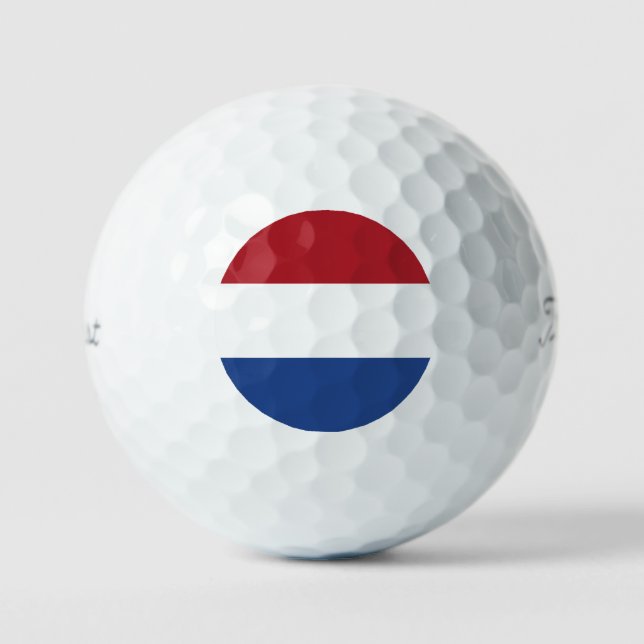 Netherlands Flag tpv1 gbcnt Golf Balls (Front)