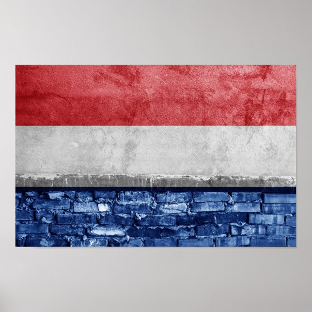 Netherlands flag wall poster (Front)