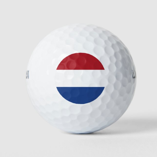 Netherlands Flag wu gbcnt Golf Balls (Front)