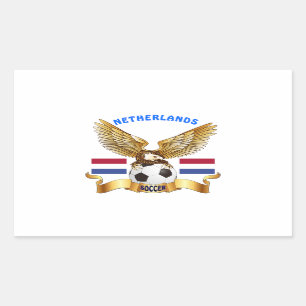 Netherlands Football Designs Rectangular Sticker
