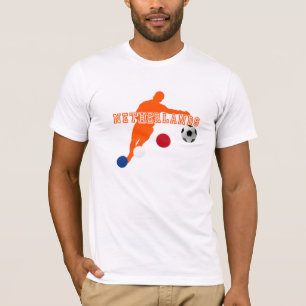 Netherlands football player soccer ball gear T-Shirt