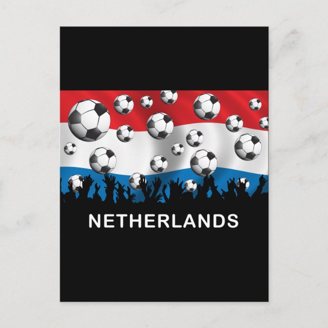 Netherlands Football Postcard (Front)