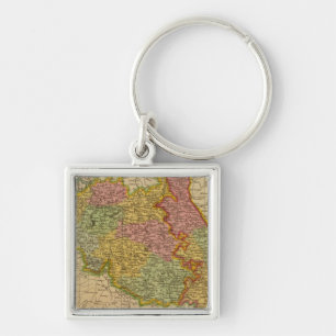 Netherlands, Germany W of Rhine Key Ring