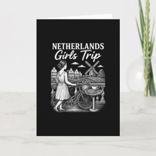 Netherlands Girls Trip Netherland Travel Vacation Card