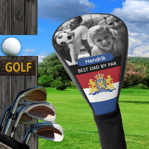 Netherlands Golf, Best Dad, Dutch Flag, Photo Golf Head Cover