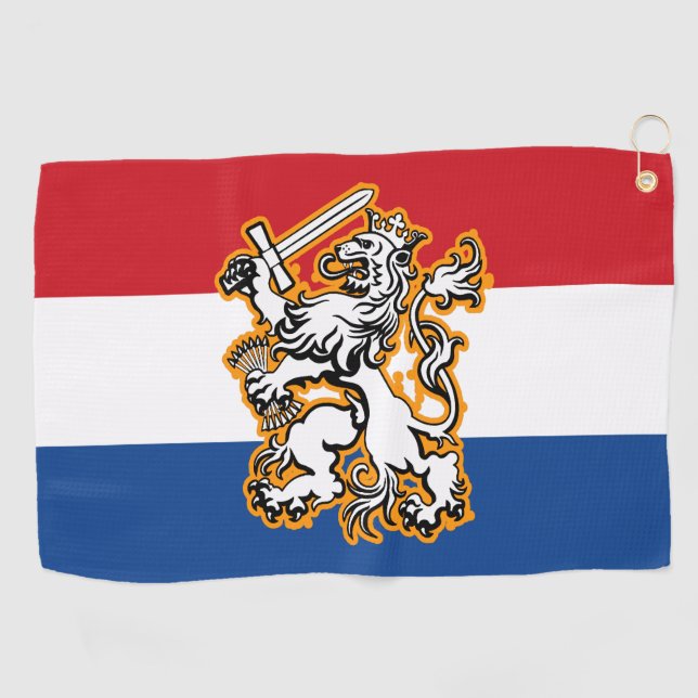 Netherlands Golf Towel (Horizontal)