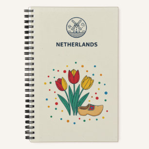 Netherlands Heritage & Tulip Garden Photo Archive Notebook