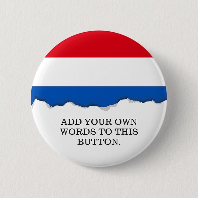 Netherlands Holland Flag 6 Cm Round Badge (Front)