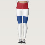 Netherlands Leggings<br><div class="desc">Netherlands flag: Red White Blue Stripes</div>