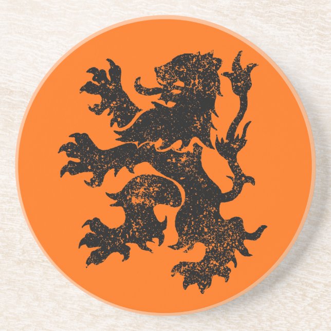 Netherlands Lion Coaster (Front)