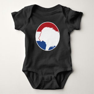 Netherlands Lion Dutch National Animal Flag Baby Bodysuit