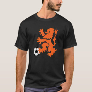 Netherlands Lion Rampant Soccer Ball T-Shirt