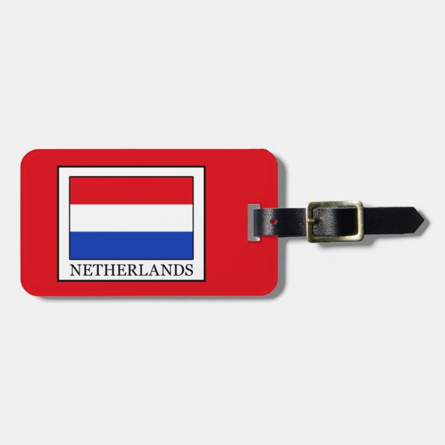 Netherlands Luggage Tag (Front Horizontal)