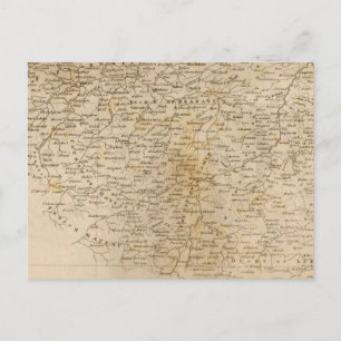 Netherlands Map by Arrowsmith Postcard