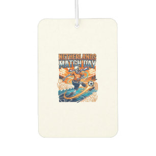 Netherlands Match Day Skeleton Striker Nations Hig Car Air Freshener