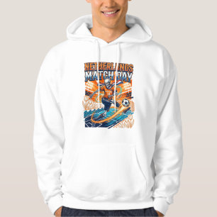 Netherlands Match Day Skeleton Striker Nations Hig Hoodie