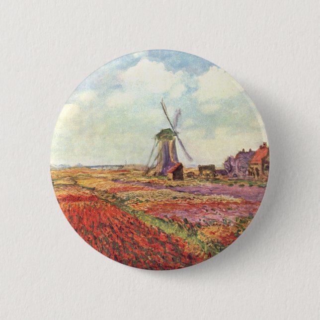 Netherlands - Monet 6 Cm Round Badge (Front)
