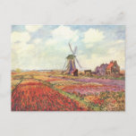 Netherlands - Monet Postcard<br><div class="desc">This is an oil based painting by Claude Monet titled "Netherlands".</div>