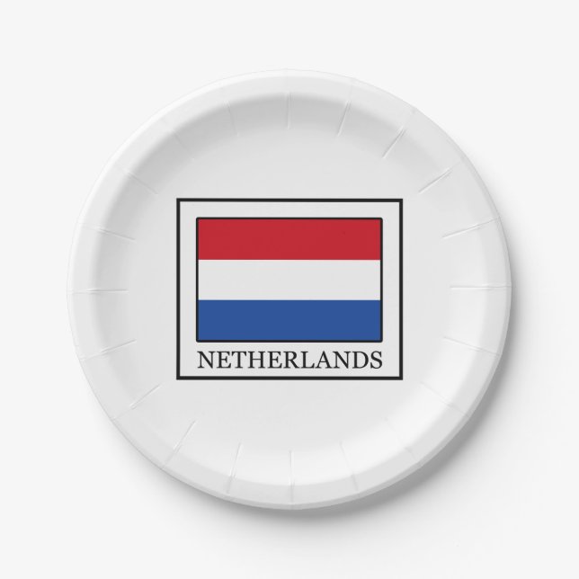 Netherlands Paper Plate (Front)