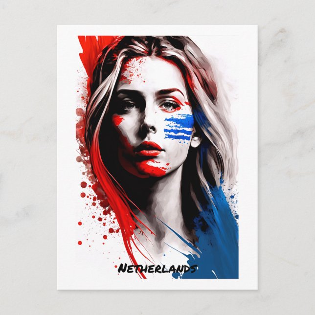 Netherlands Postcard - Portrait - World of Women (Front)