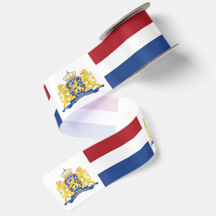 Netherlands Ribbon, Emblem, patriotic, Dutch Flag Satin Ribbon