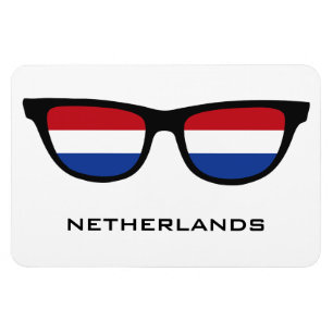 Netherlands Shades custom text & colour magnet