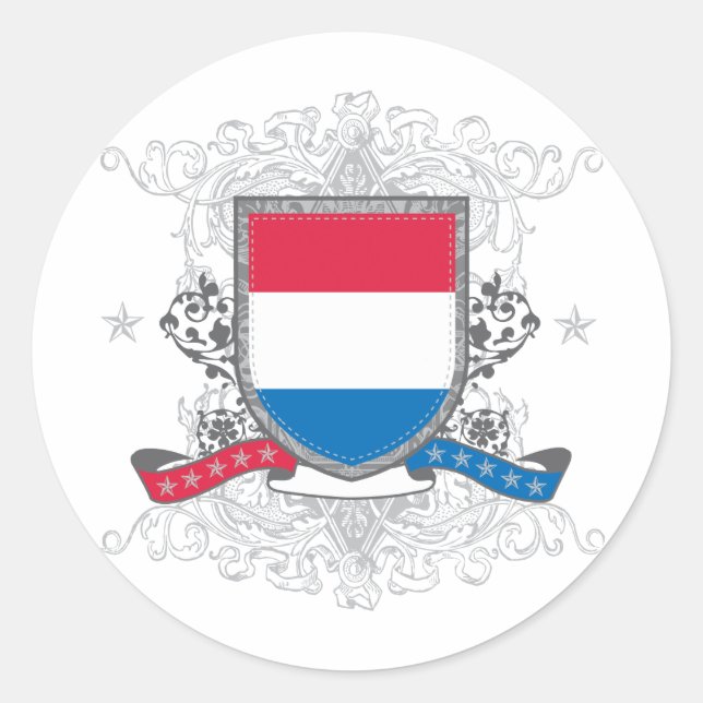 Netherlands Shield Classic Round Sticker (Front)