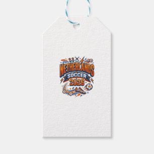 Netherlands Soccer 2026 Soccer Bold Country Typogr Gift Tags