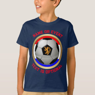 Netherlands Soccer Ball Sports T-Shirt