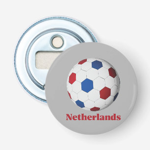 Netherlands Soccer Bottle Opener