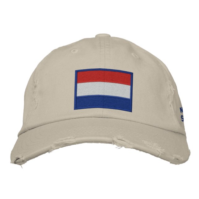 Netherlands Soccer: Nederland Football 2010 Embroidered Hat (Front)