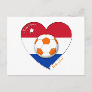 Netherlands soccer. NEDERLAND national soccer team Postcard