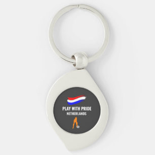 Netherlands Soccer Pride 2026 Jersey Key Ring