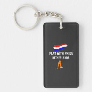 Netherlands Soccer Pride 2026 Jersey Key Ring