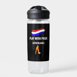 Netherlands Soccer Pride 2026 Jersey Water Bottle