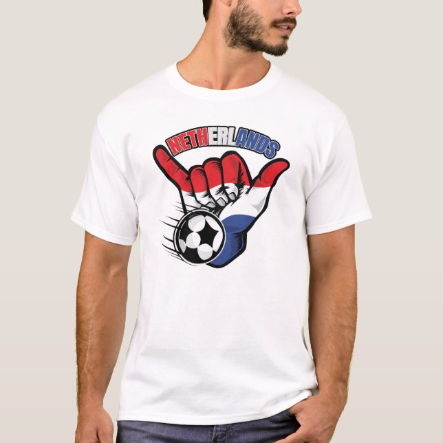 Netherlands Soccer  T-Shirt (Front)