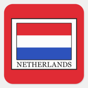 Netherlands Square Sticker