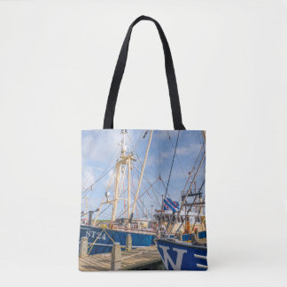 NETHERLANDS - STAVOREN - MEDIA APRIL 2017: Docked  Tote Bag