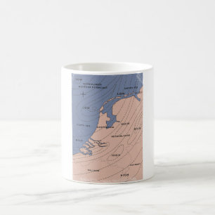 Netherlands Weather Forecast map Coffee Mug