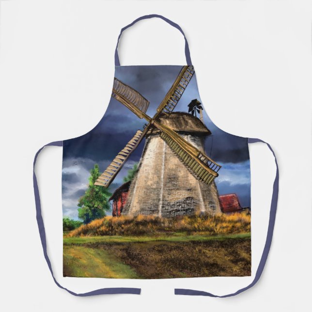 Netherlands Windmill Apron (Front)