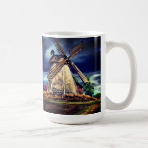 Netherlands Windmill Landscape Mug