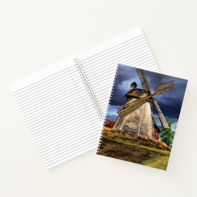 Netherlands Windmill Notebook (Inside)