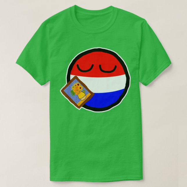 Netherlandsball 3 T-Shirt (Design Front)