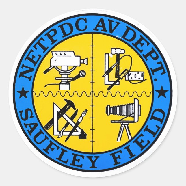 NETPDC AV DEPT SAUFLEY FIELD STICKER (Front)