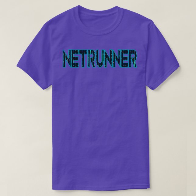 Netrunner Network Admin Administrator T-Shirt (Design Front)