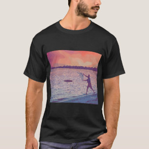 Netting for Bait Fish in Cedar Key Florida T-Shirt