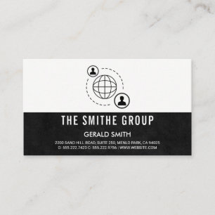Network Communication Icon Business Card
